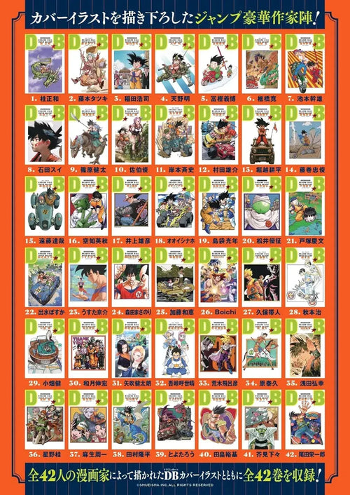Akira Toriyama Dragon Ball Full 42 Volume Dual Cover Box Set
