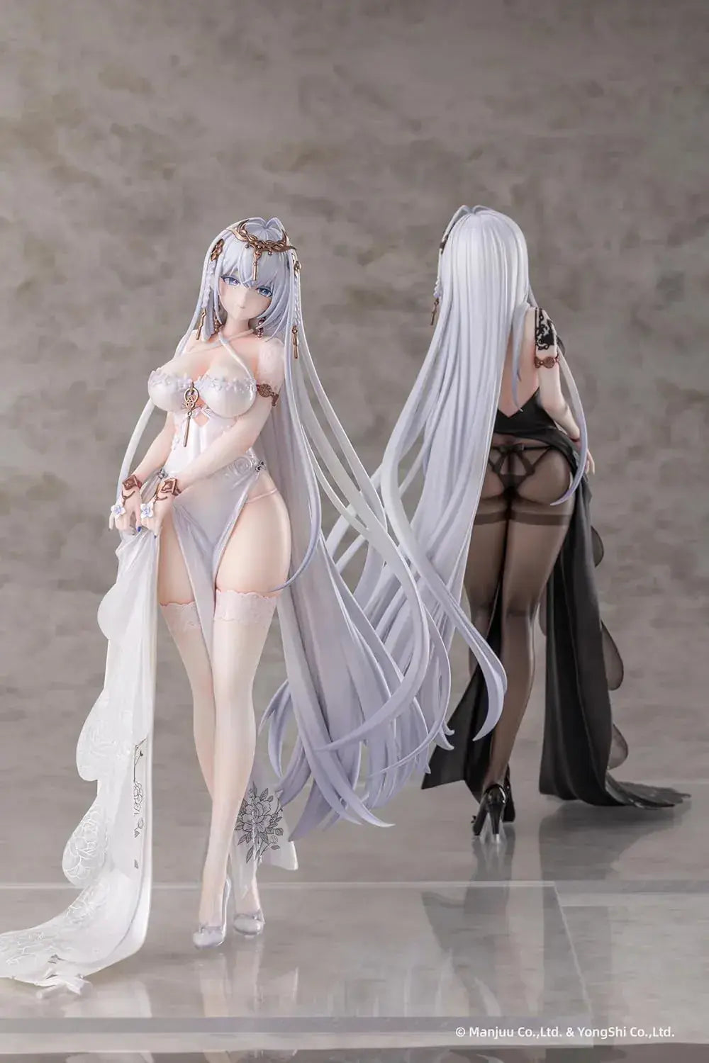 Anigame Azur Lane Emden White Black 1/6 Scale Collectible Figure Set
