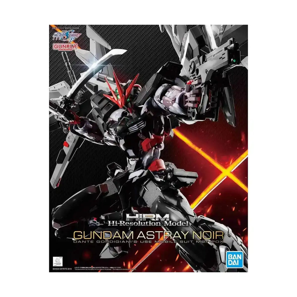 Bandai Hiresolution Model 1/100 Mobile Suit Seed Astray B Astray Noir Model Kit Figure