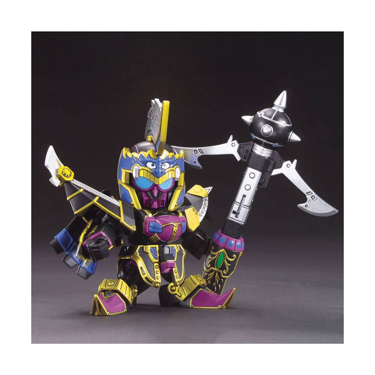 Bandai SD Gundam BB Fighter Sangokuden Eiyugekitotsu Super Deformed Xiahou Yuan Dalas Model Kit Figure