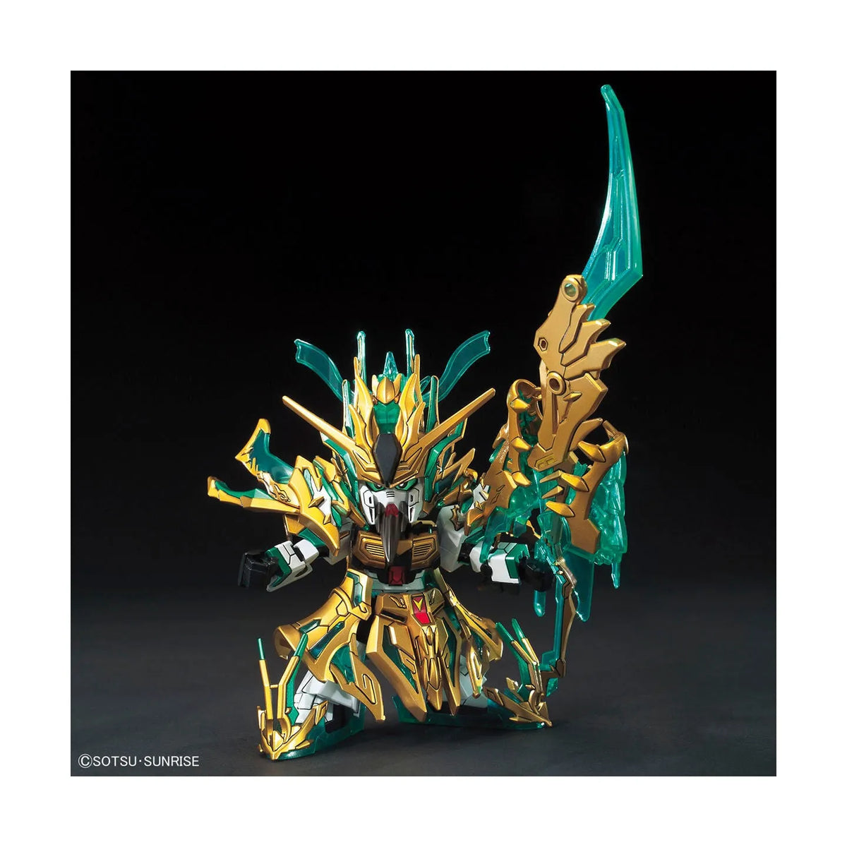 Bandai SD Gundam Sangoku Souketsuden Super Deformed Wu Sheng Guan Yu Ν Model Kit Figure