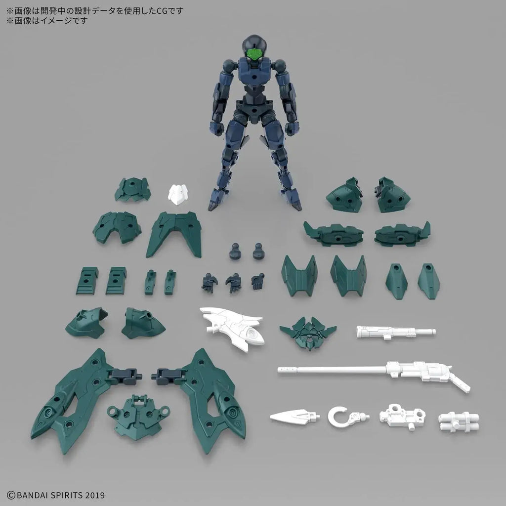 Bandai Spirits 30MM EXM A9P Spinnatio Pirate Figure Model 1/144