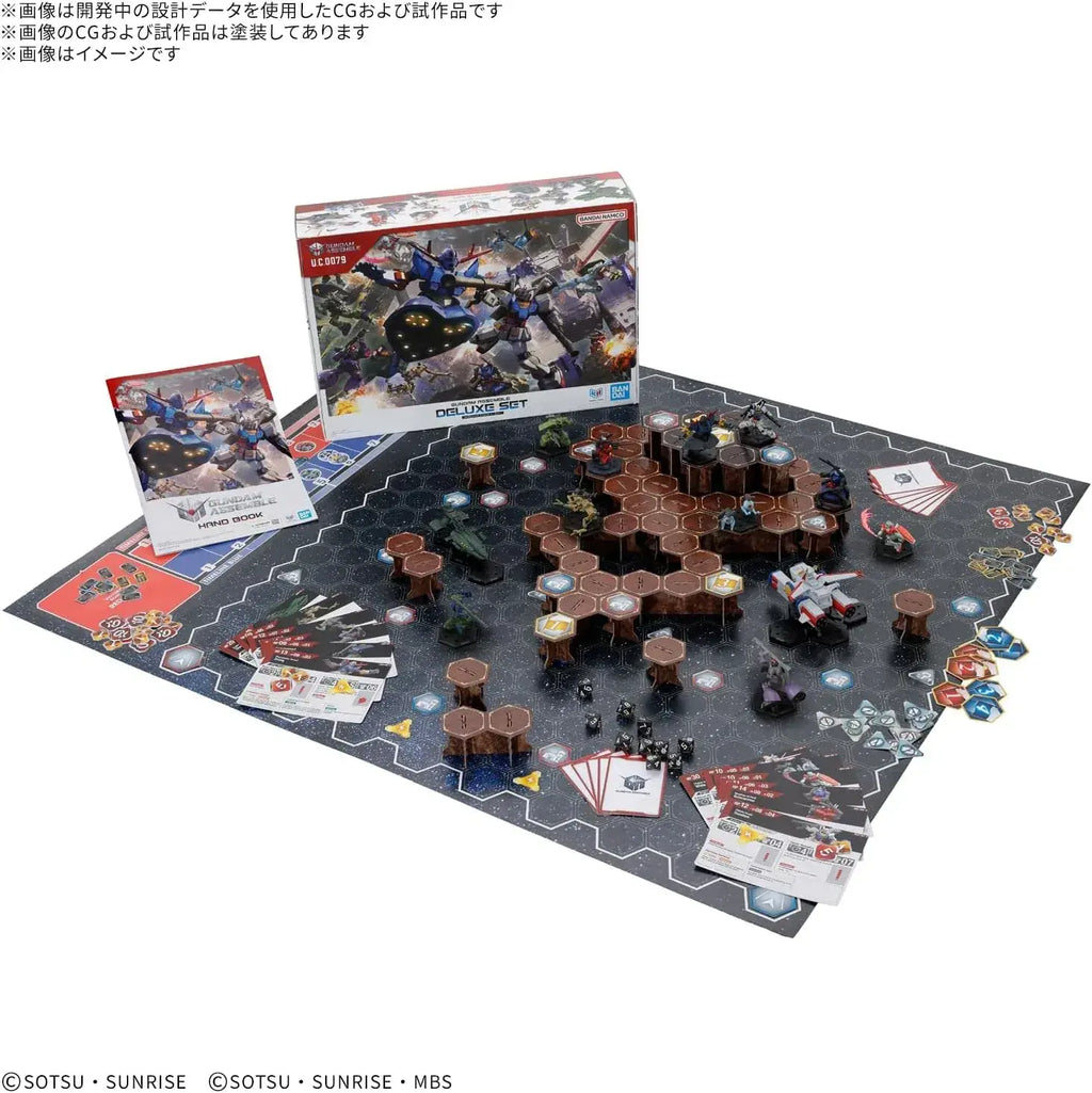 Bandai Spirits Gundam DX01 Deluxe Build Model Figure Set