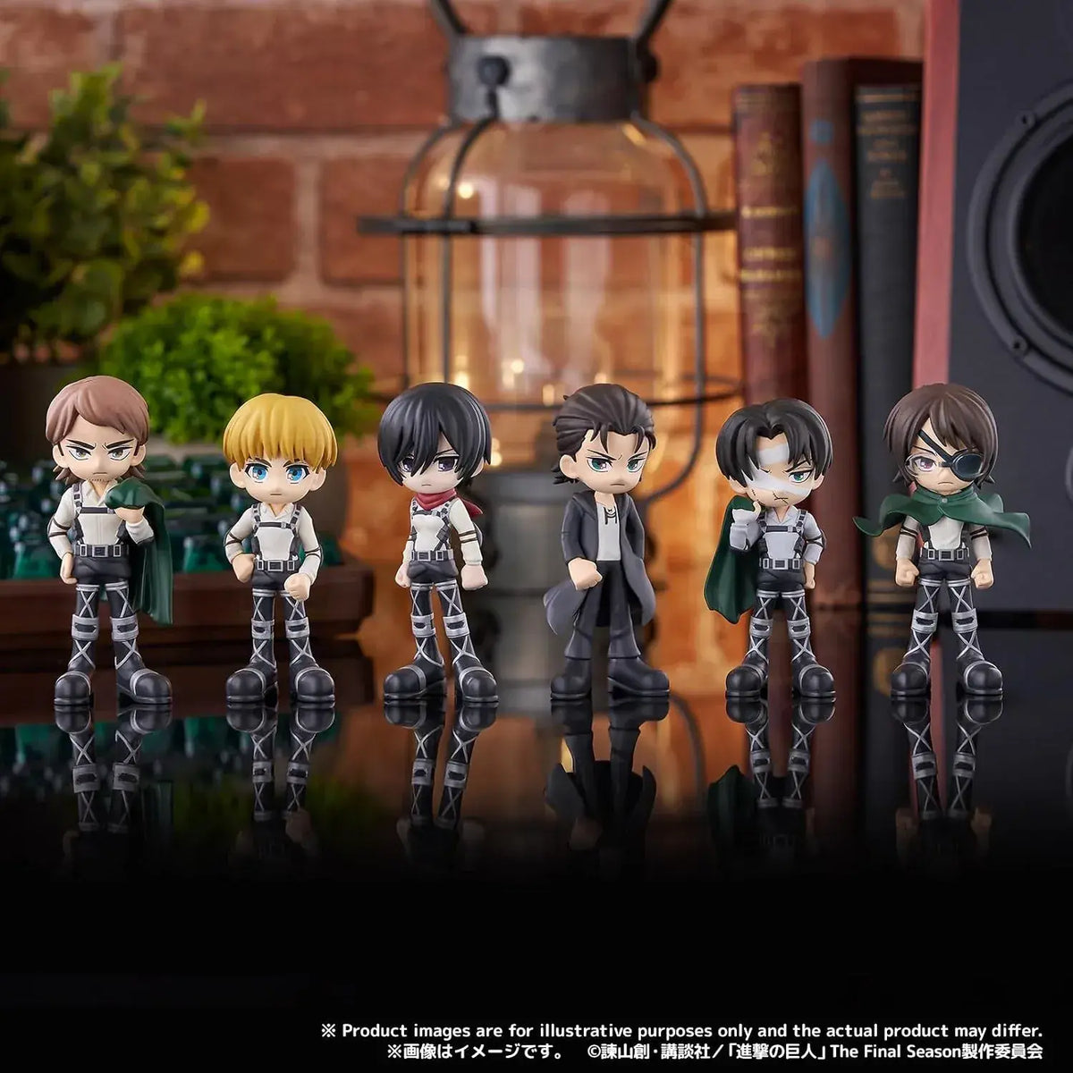 Bushiroad PalVerse Attack on Titan Final Season 6-Figure Set