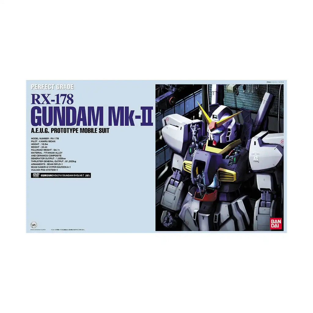 Bandai PG Mobile Suit Z Gundam Perfect Grade Mkii (A.E.U.G) Model Kit Figure