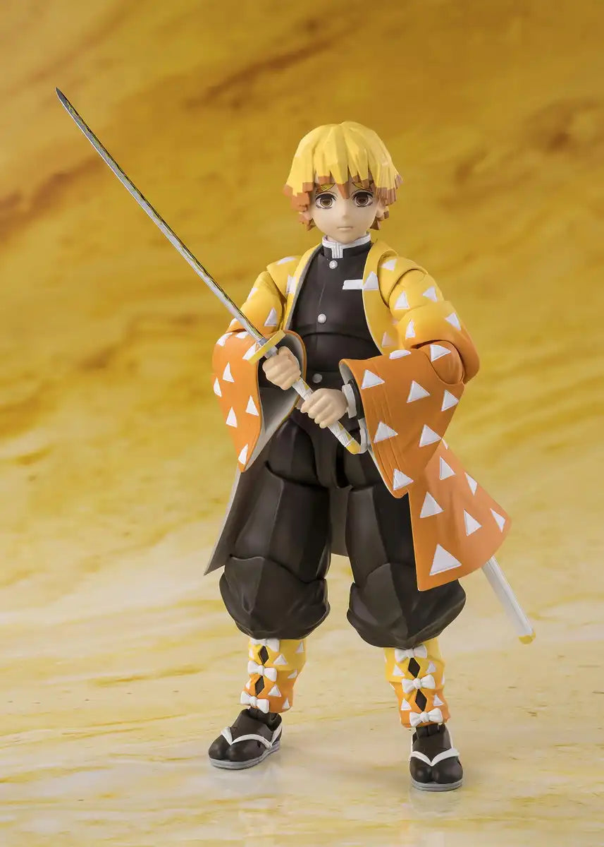 Tamashii Nations SH Figuarts Demon Slayer Zenitsu Agatsuma 140mm Movable Figure