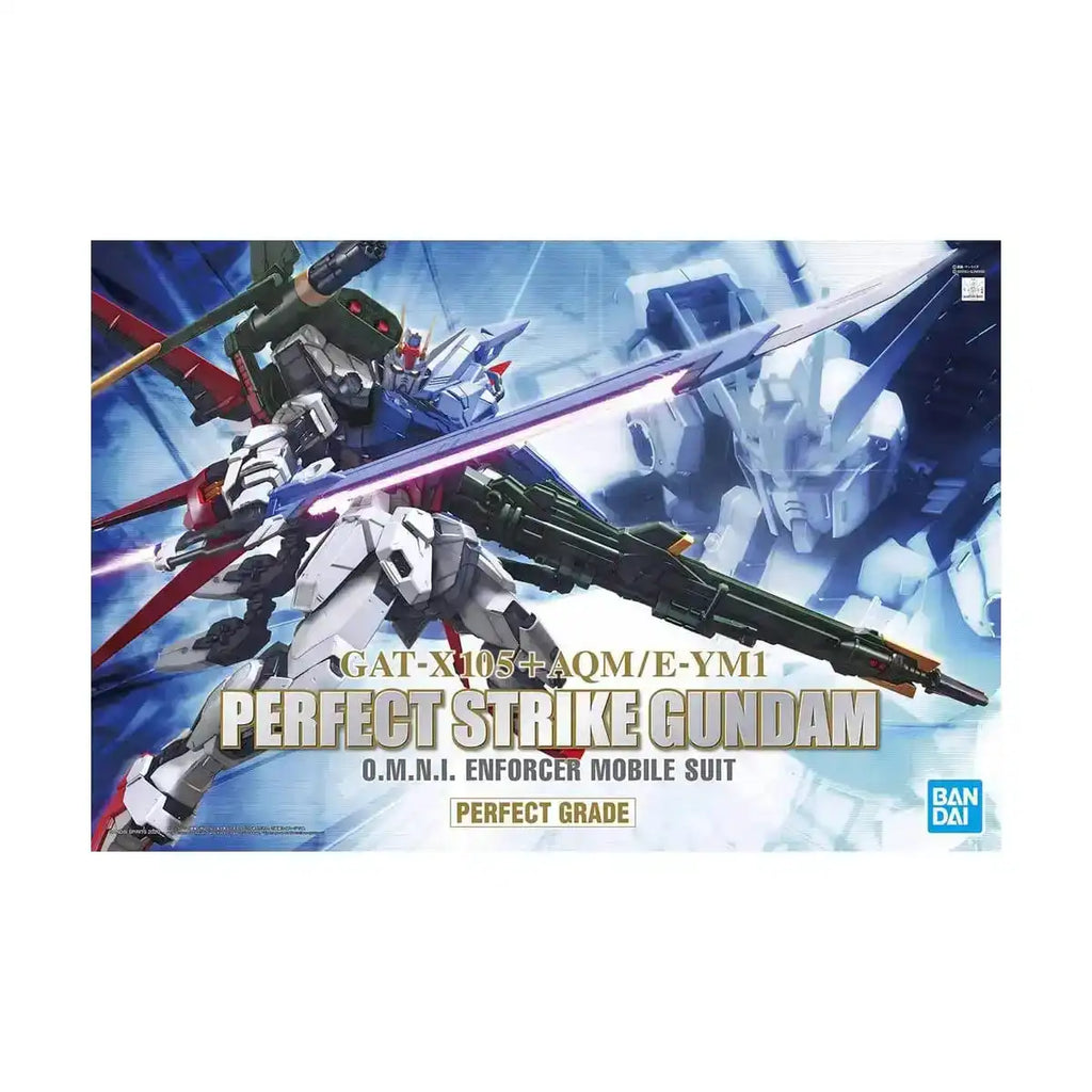 Bandai PG Mobile Suit Gundam Seed Perfect Grade Perfect Strike Model Kit Figure