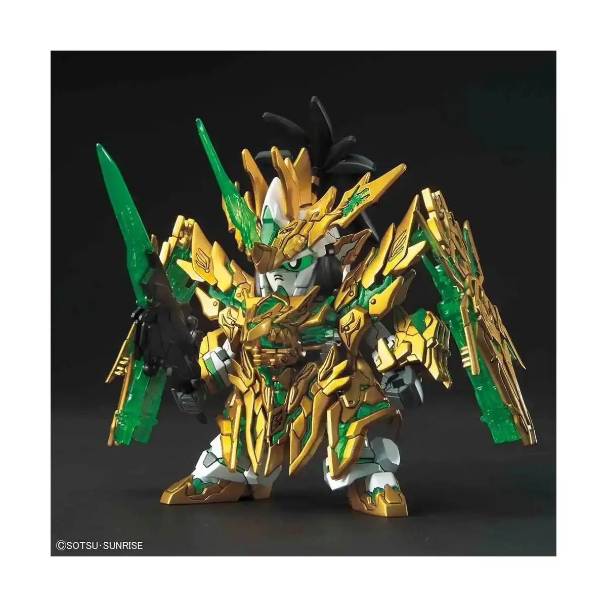 Bandai SD Gundam Sangoku Souketsuden Super Deformed Long Xian Liu Bei Unicorn Model Kit Figure
