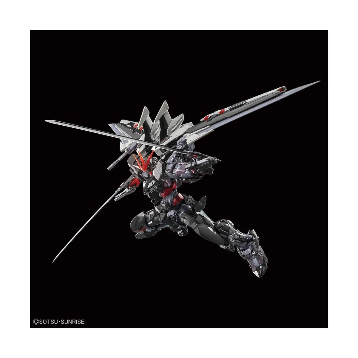 Bandai Hiresolution Model 1/100 Mobile Suit Seed Astray B Astray Noir Model Kit Figure