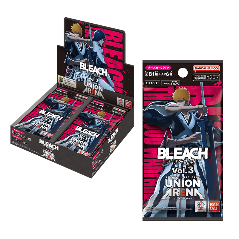 BANDAI Union Arena Bleach Booster Cards EX15BT Vol.3 Box
