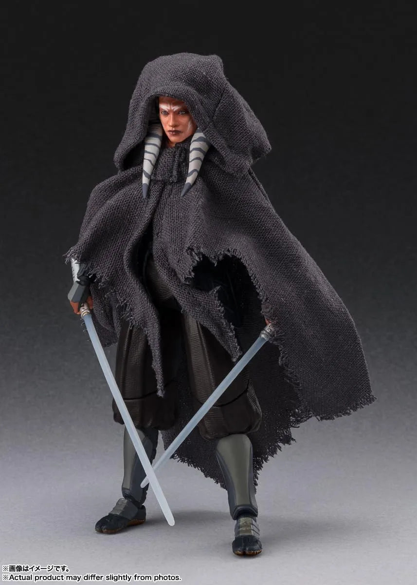 Tamashii Nations Asoka Tano Star Wars Action Figure PVC ABS