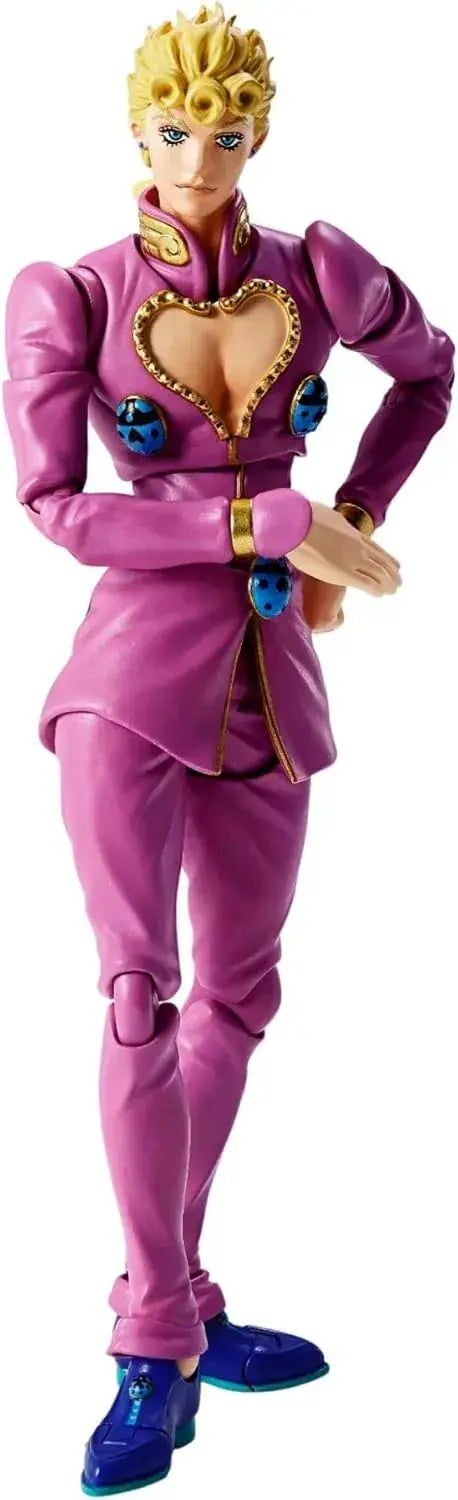 Tamashii Nations Jojo Giorno Giovanna 6.1in PVC Figure for Display