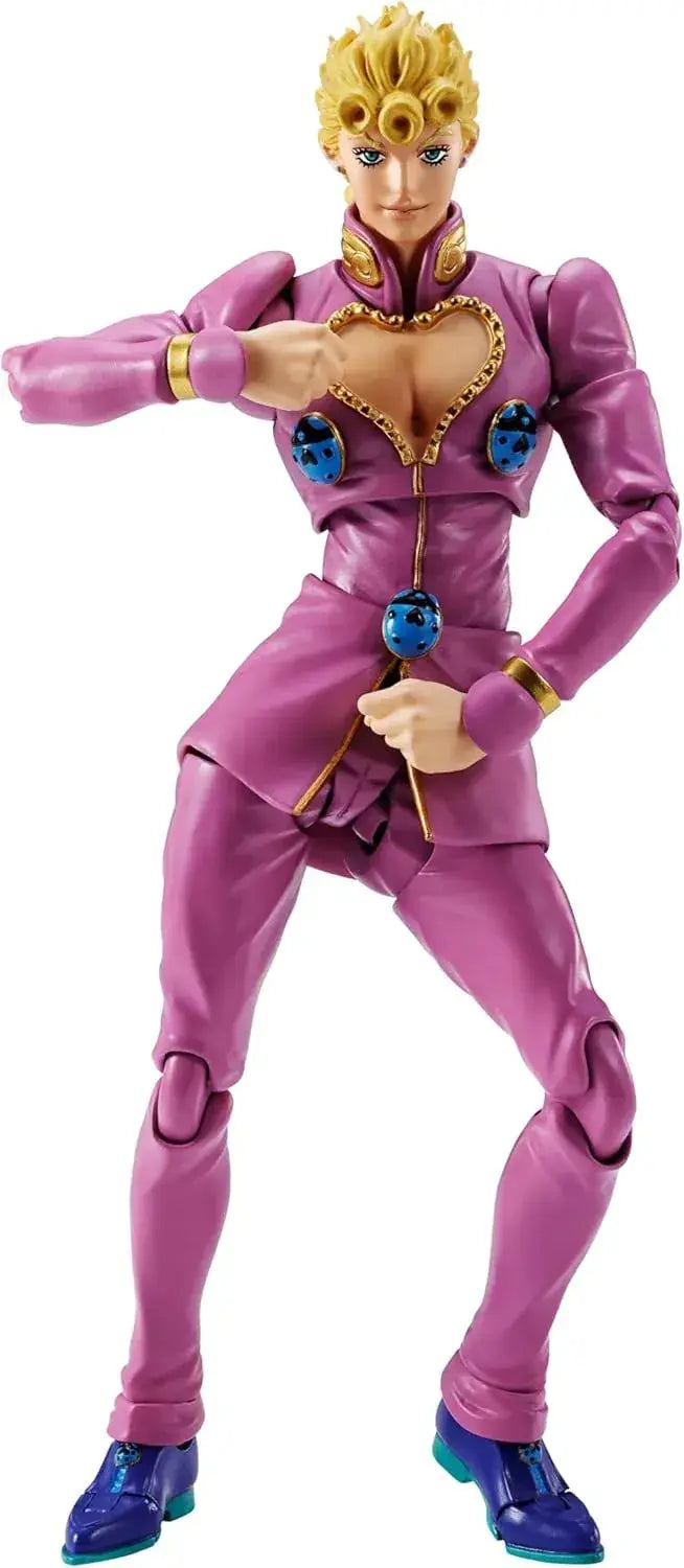 Tamashii Nations Jojo Giorno Giovanna 6.1in PVC Figure for Display