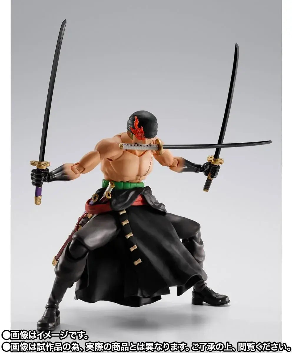 Tamashii Nations One Piece Zoro King of Hell Figure 5.9in