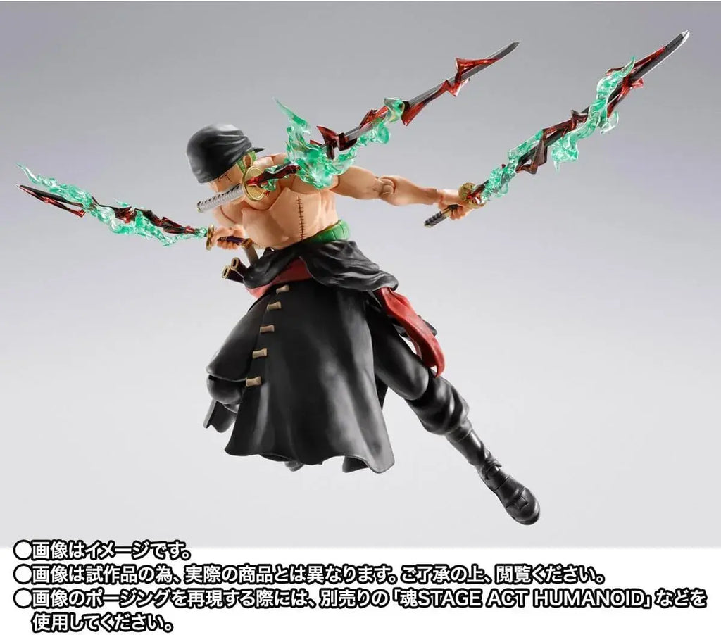 Tamashii Nations One Piece Zoro King of Hell Figure 5.9in
