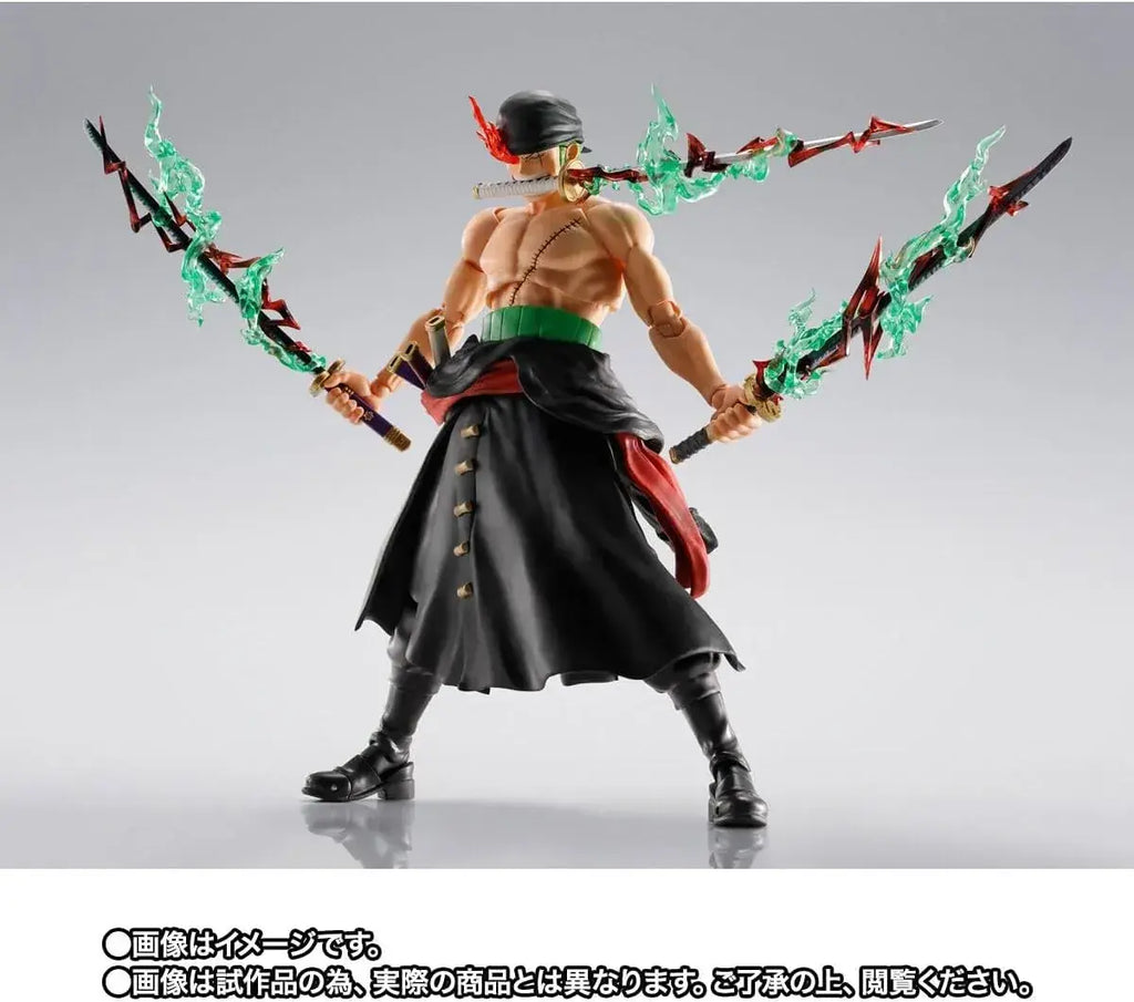 Tamashii Nations One Piece Zoro King of Hell Figure 5.9in